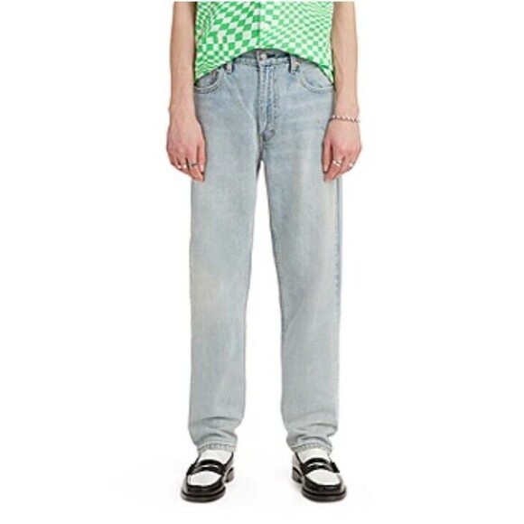 Levi’s 550 ‘92 Men's Relaxed Taper Fit Jeans With Paintmark Details Size 32x30 - Picture 2 of 16
